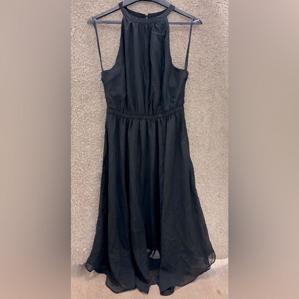 Elegant Black Sleeveless Dress
